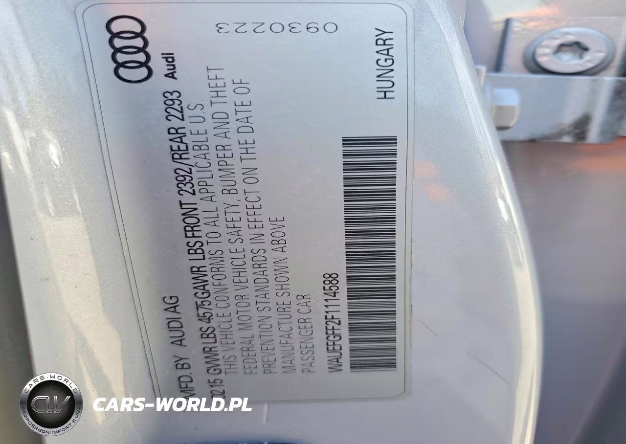 2015 Audi A3 Premium Plus VIN:WAUEFGFF2F1114588 - 12