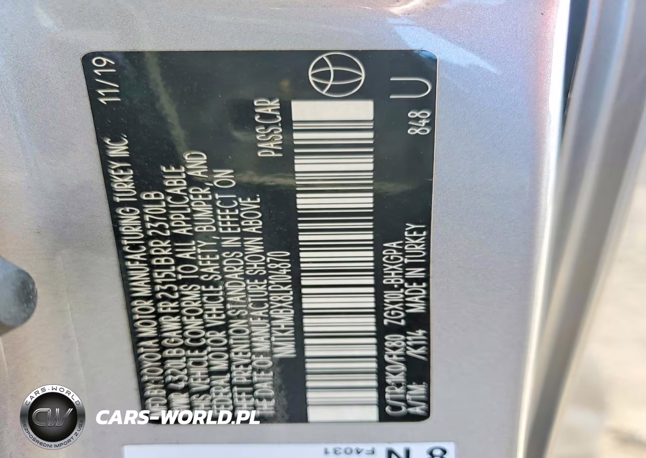 2020 Toyota C-Hr Xle VIN:NMTKHMBX8LR104870 - 12