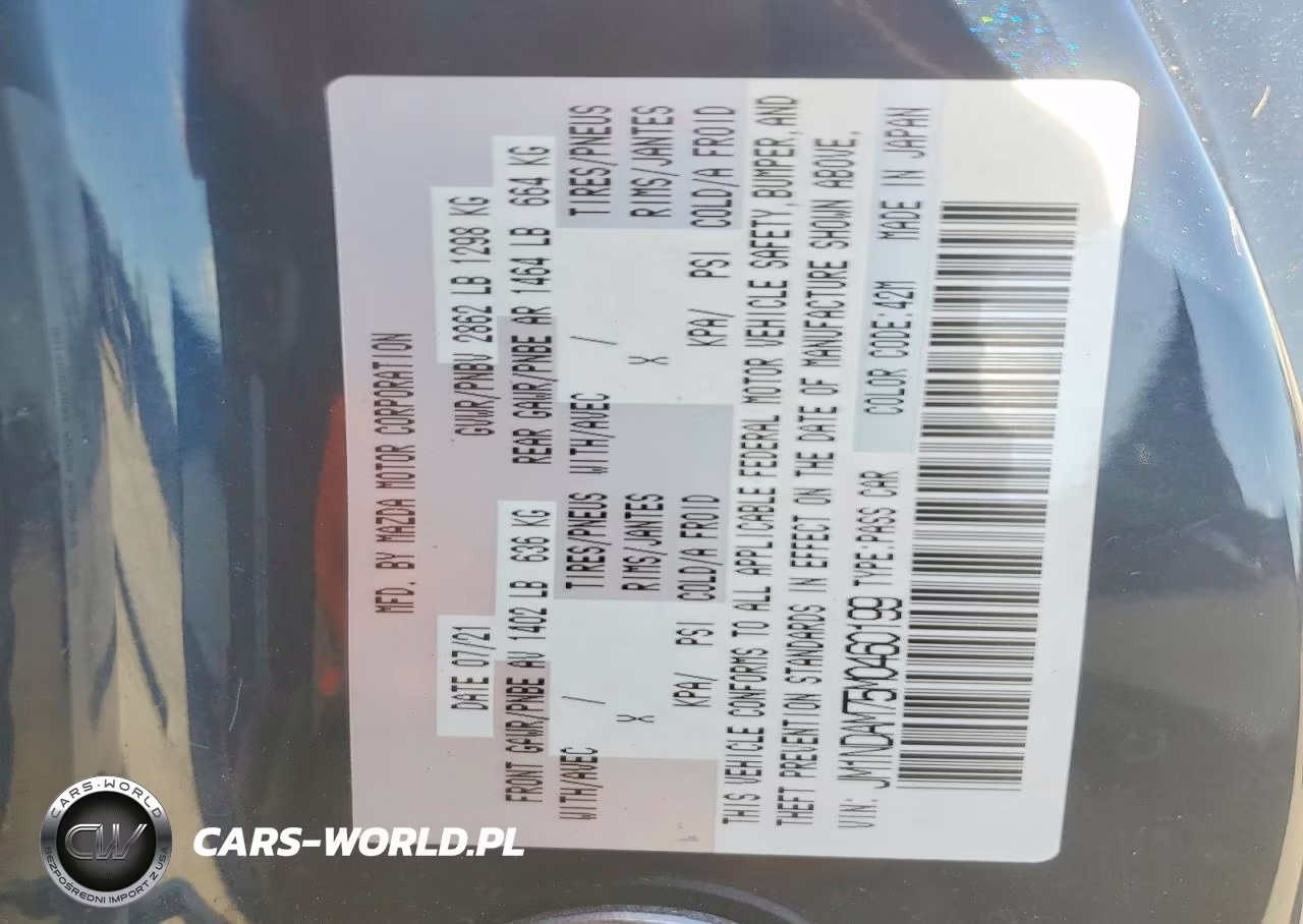 2021 Mazda Mx-5 Miata Grand Touring VIN:JM1NDAM75M0460199 - 13
