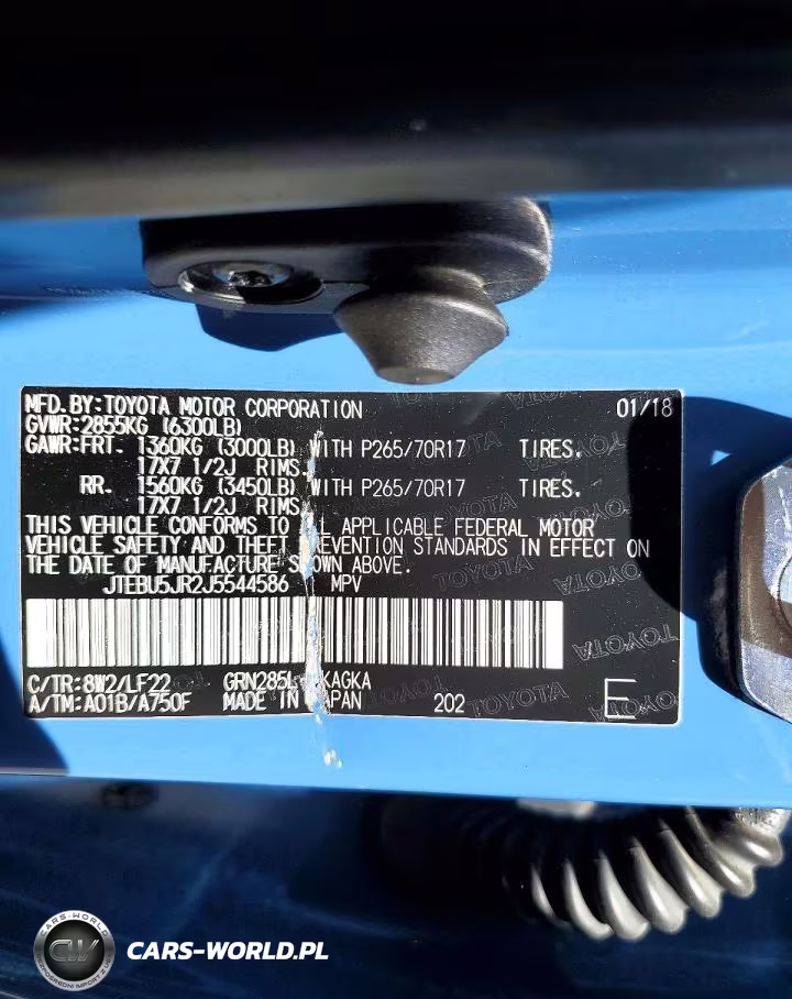 2018 Toyota 4Runner Trd Pro VIN:JTEBU5JR2J5544586 - 13