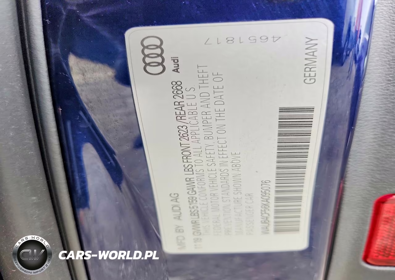 2019 Audi S5 Premium Plus VIN:WAUB4CF56KA095076 - 12
