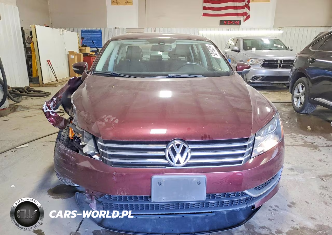 2013 Volkswagen Passat Se VIN:1VWBH7A34DC133543 - 5