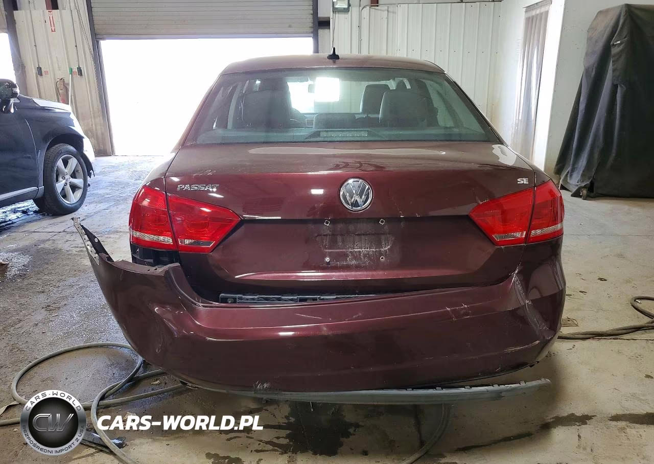 2013 Volkswagen Passat Se VIN:1VWBH7A34DC133543 - 6