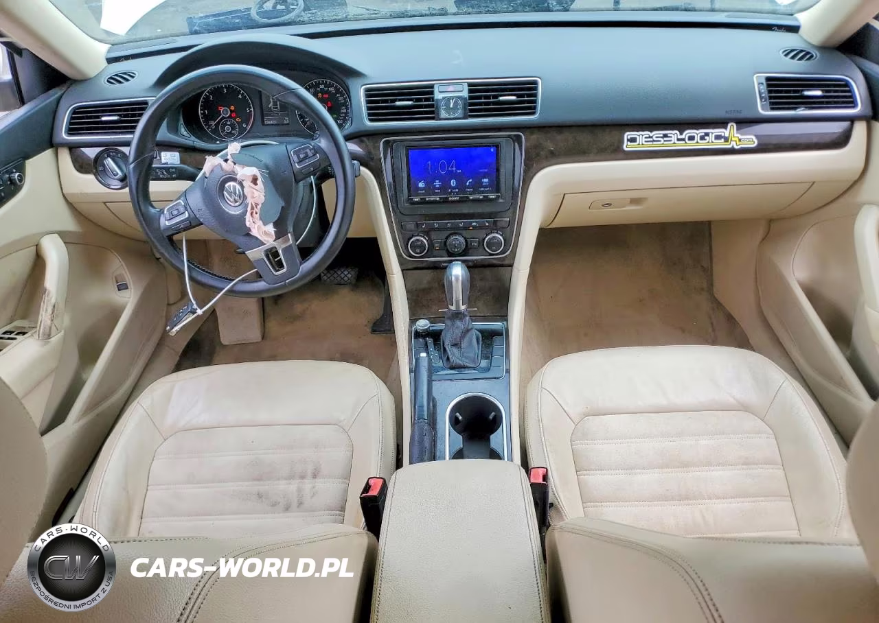 2014 Volkswagen Passat Sel VIN:1VWCN7A35EC119861 - 8