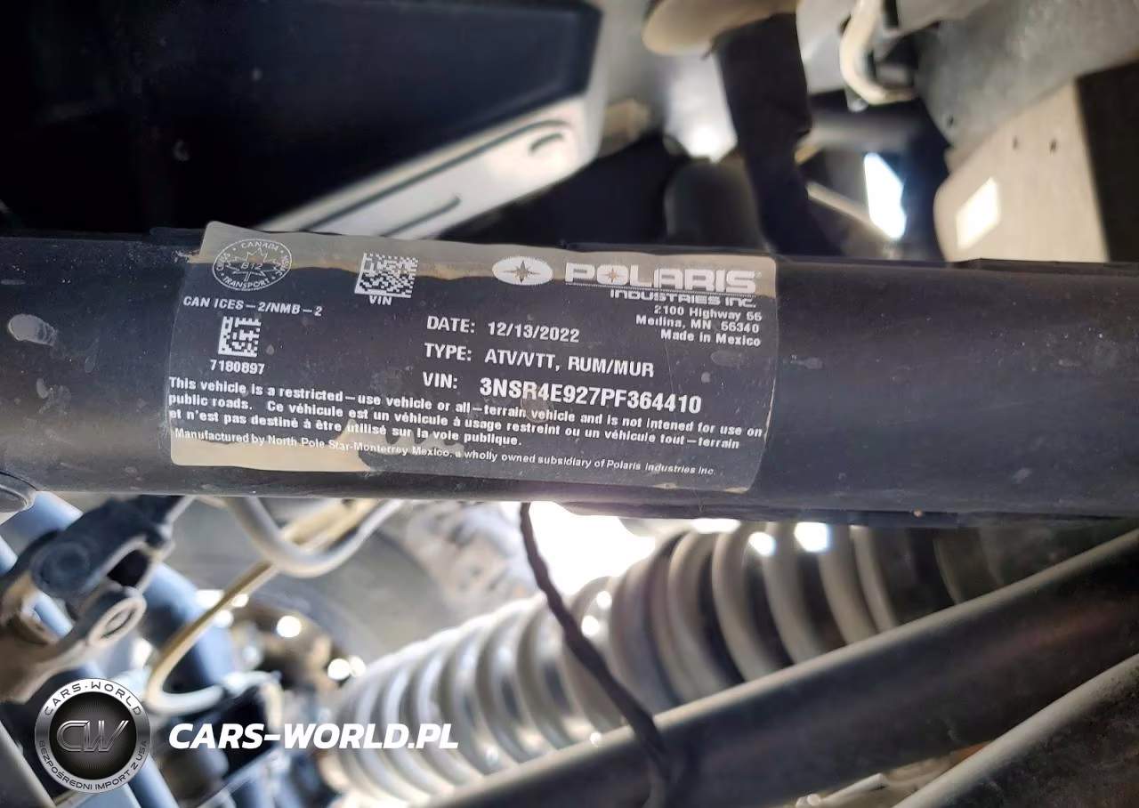 2023 Polaris Rzr Pro Xp Utility Vehicle VIN:3NSR4E927PF364410 - 10