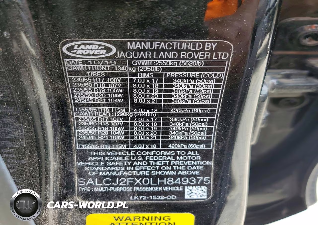 2020 Land Rover Discovery Sport S VIN:SALCJ2FX0LH849375 - 14