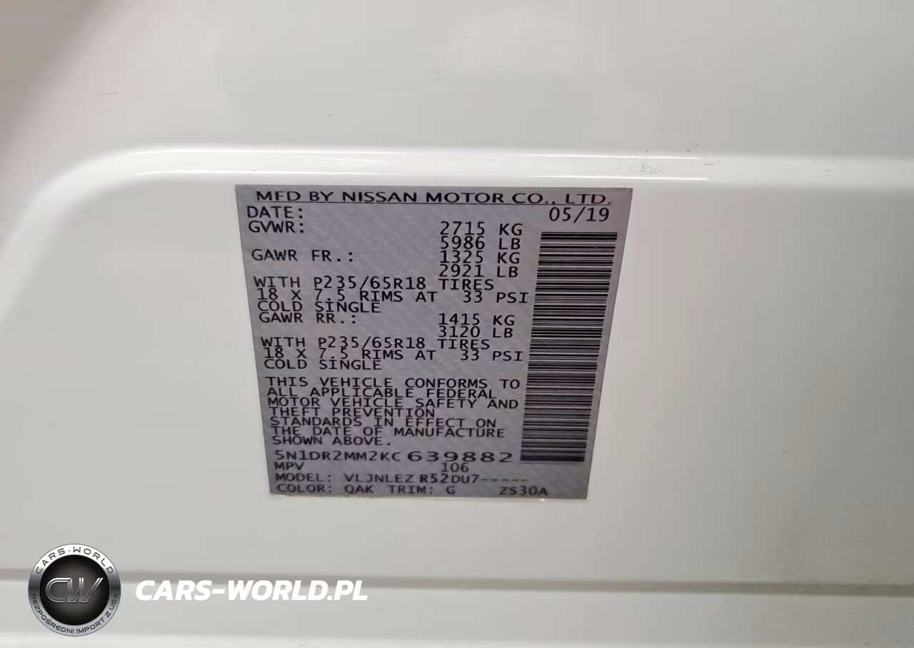 2019 Nissan Pathfinder Sv VIN:5N1DR2MM2KC639882 - 13
