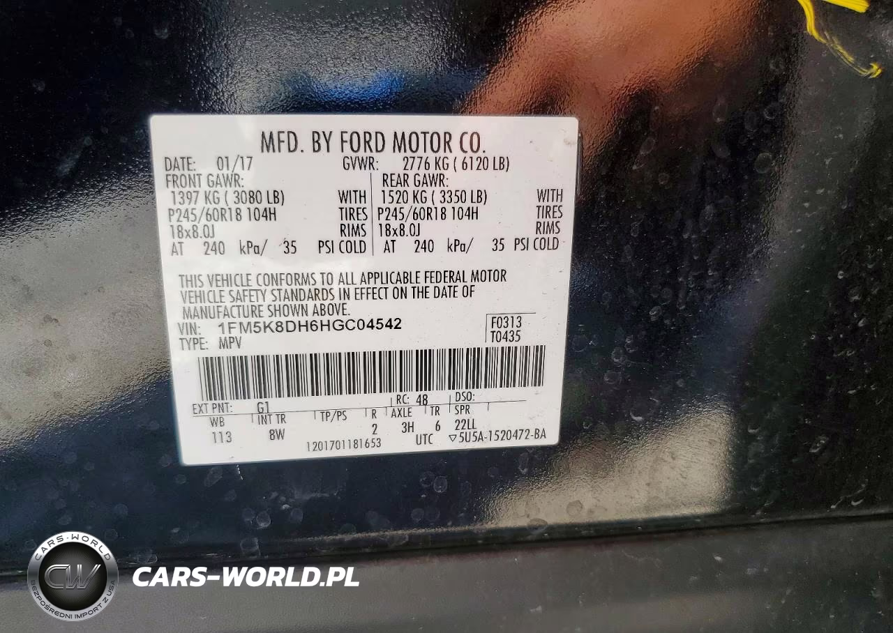 2017 Ford Explorer Xlt VIN:1FM5K8DH6HGC04542 - 12