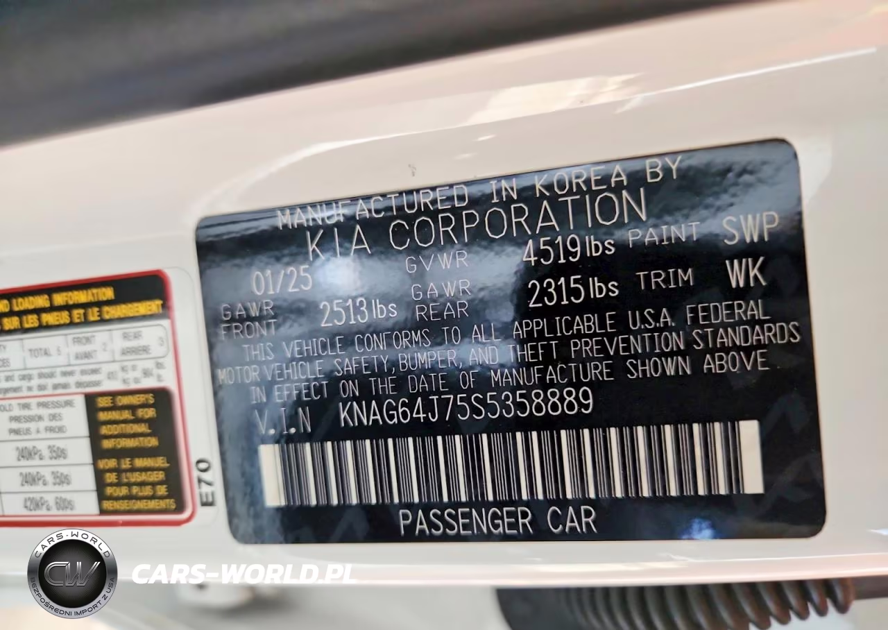 2025 Kia K5 Gt Line VIN:KNAG64J75S5358889 - 12