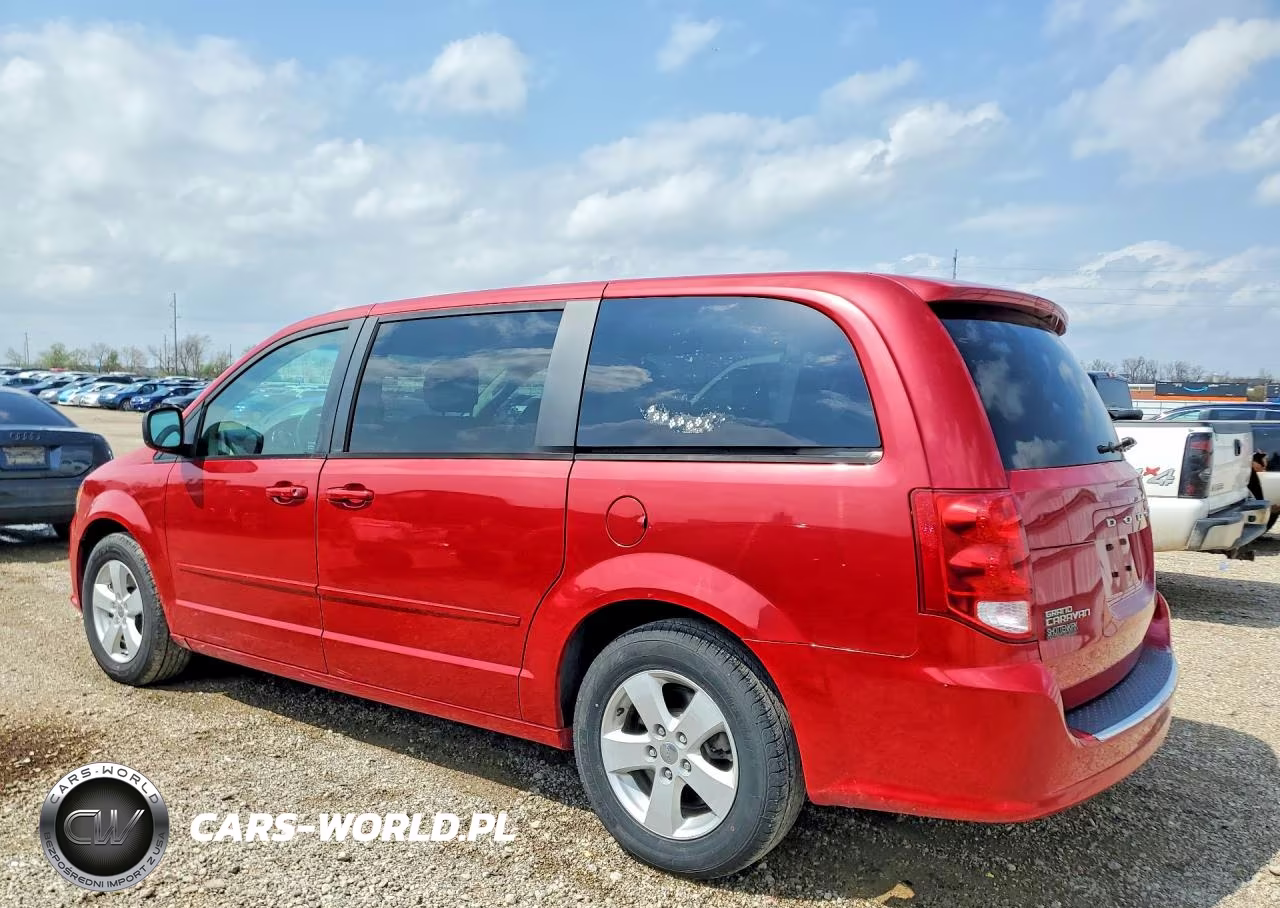 2013 Dodge Grand Caravan Se VIN:2C4RDGBG4DR724462 - 2