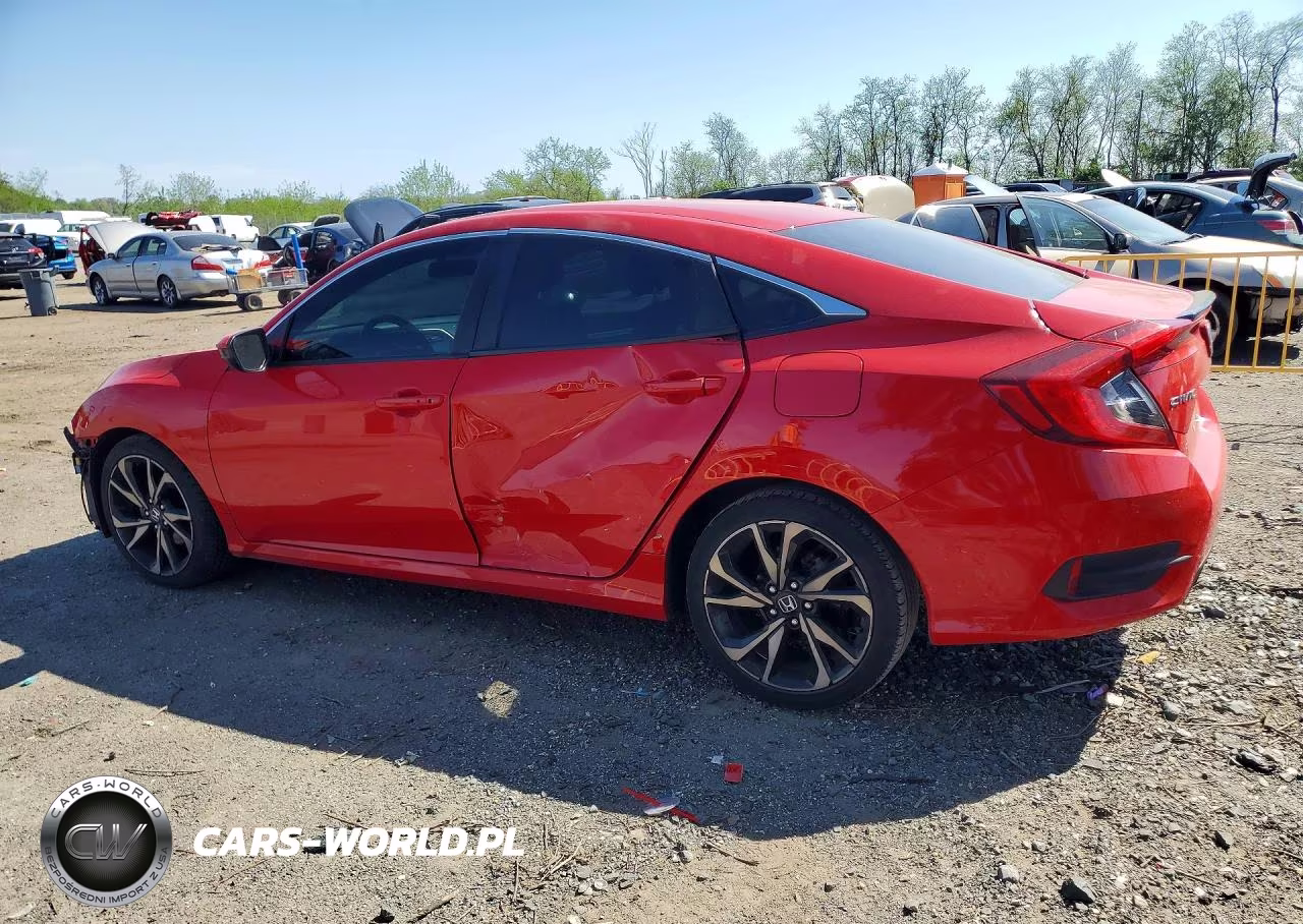 2019 Honda Civic Sport VIN:2HGFC2F83KH601932 - 2