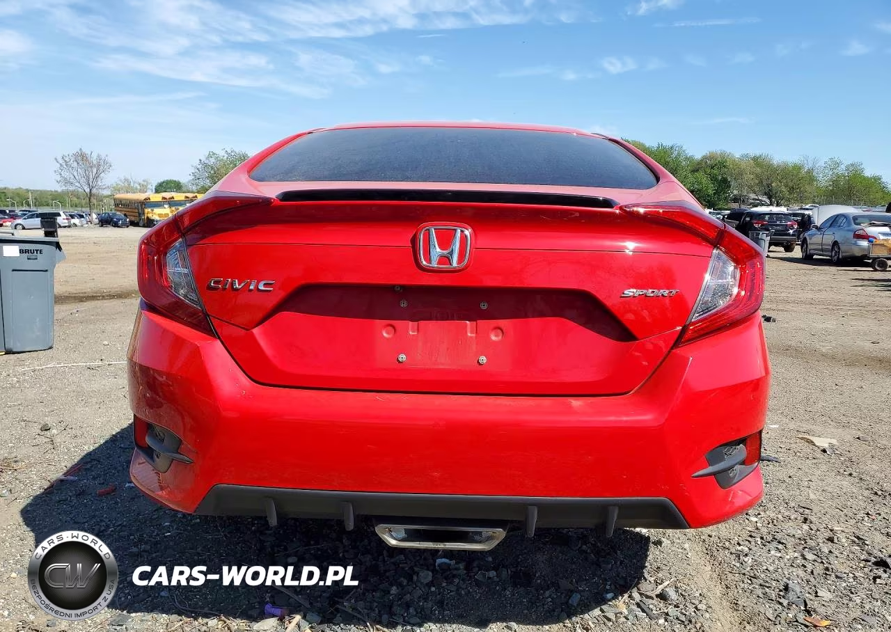 2019 Honda Civic Sport VIN:2HGFC2F83KH601932 - 6