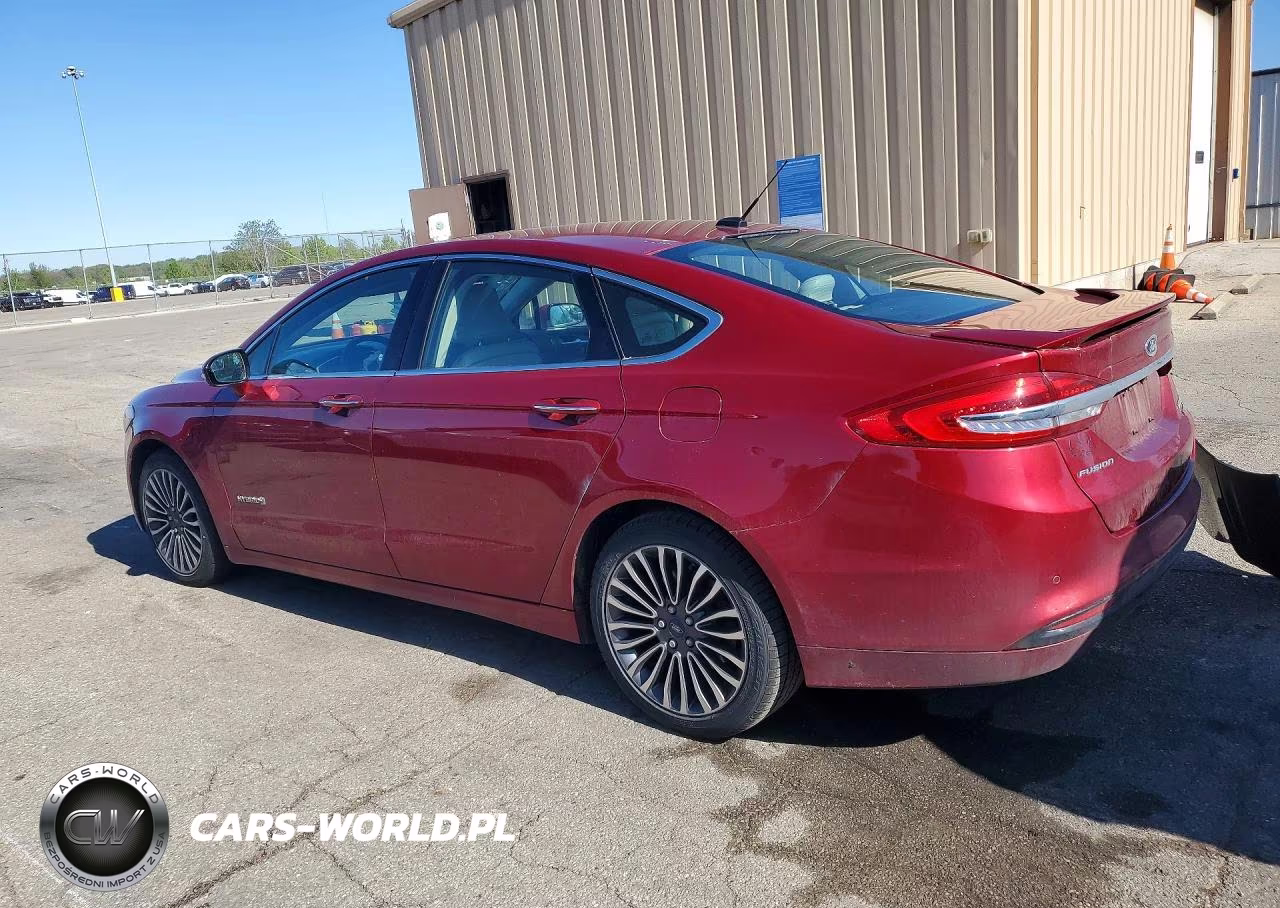 2017 Ford Fusion Titanium Hev VIN:3FA6P0RU5HR375492 - 2
