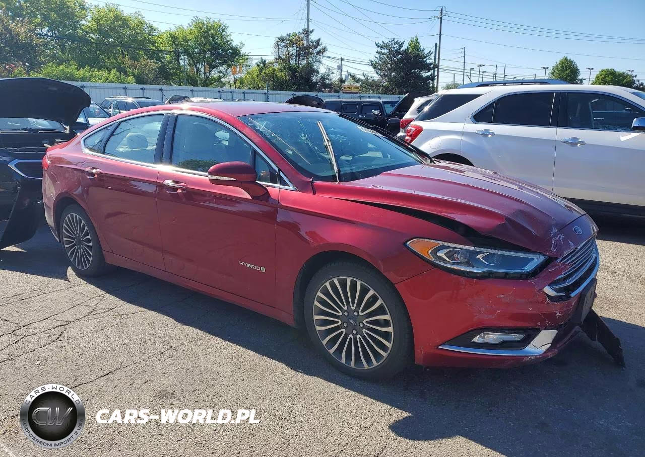2017 Ford Fusion Titanium Hev VIN:3FA6P0RU5HR375492 - 4