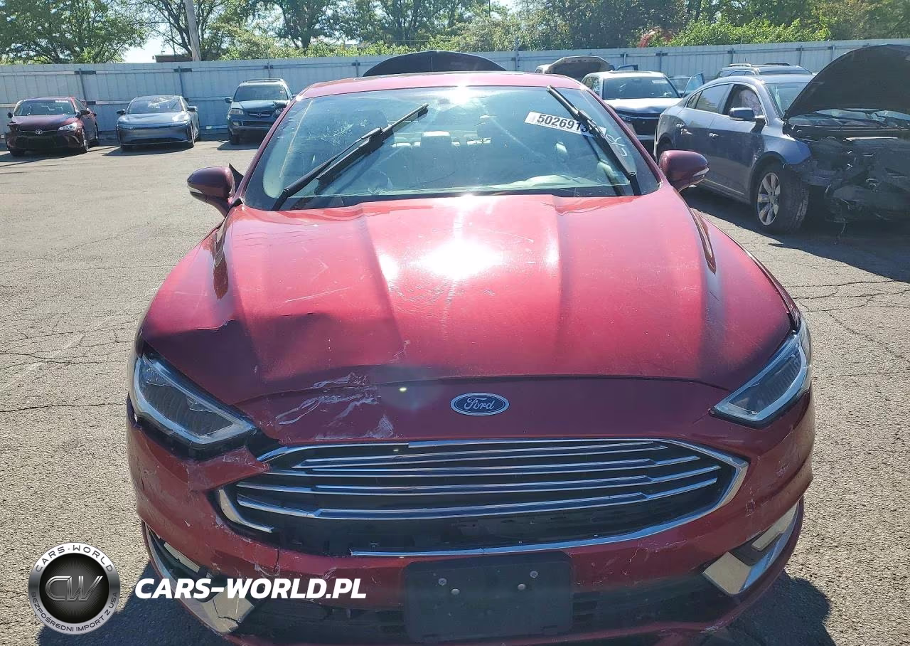 2017 Ford Fusion Titanium Hev VIN:3FA6P0RU5HR375492 - 5