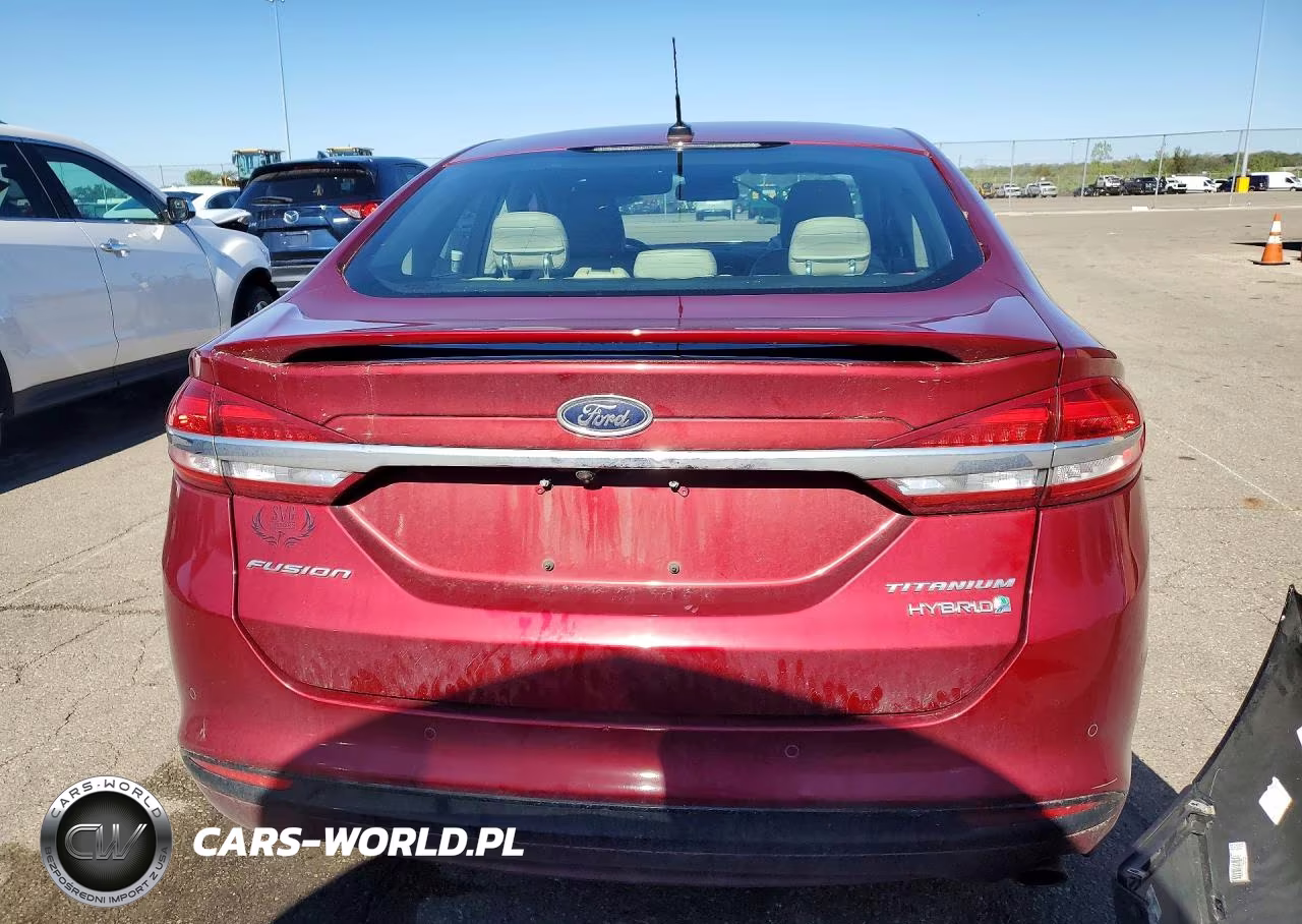 2017 Ford Fusion Titanium Hev VIN:3FA6P0RU5HR375492 - 6