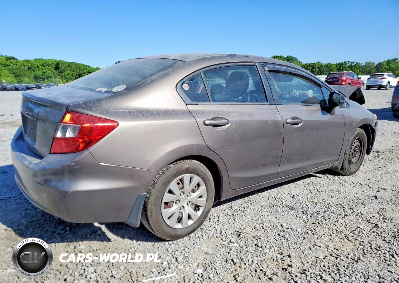 2012 Honda Civic Lx VIN:2HGFB2F55CH509392 - 3