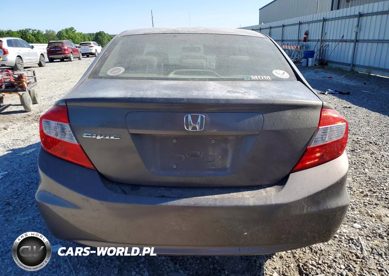 2012 Honda Civic Lx VIN:2HGFB2F55CH509392 - 6