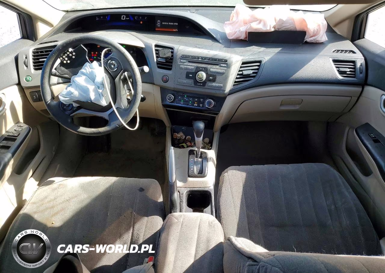 2012 Honda Civic Lx VIN:2HGFB2F55CH509392 - 8