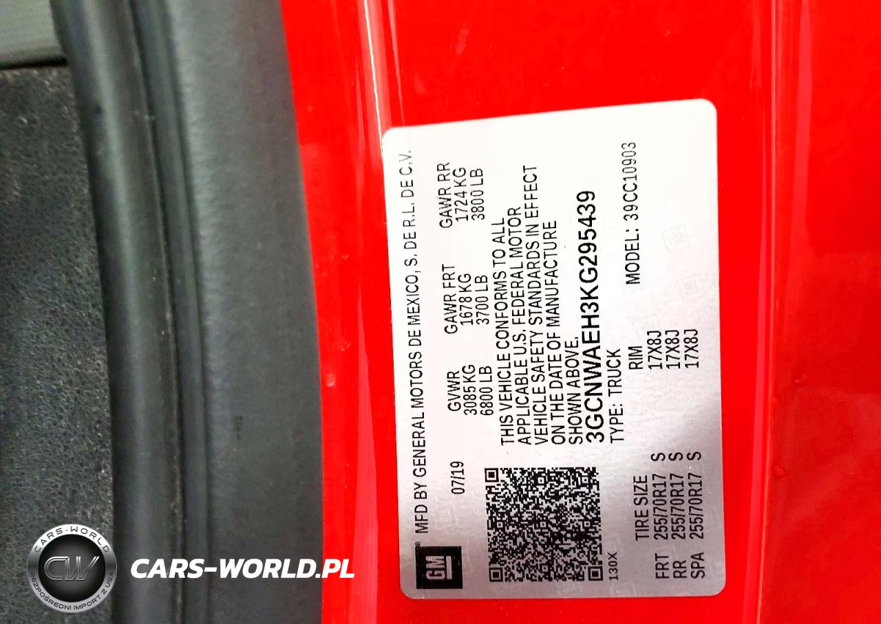 2019 Chevrolet Silverado C1500 VIN:3GCNWAEH3KG295439 - 13