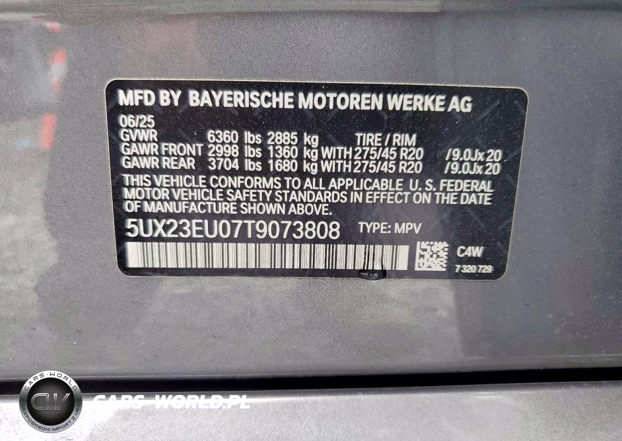 2026 BMW X5 xDrive40I VIN:5UX23EU07T9073808 - 13