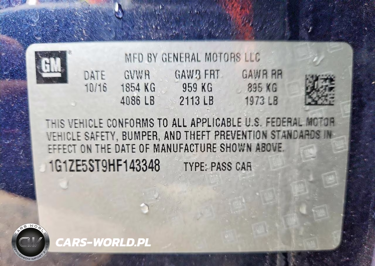 2017 Chevrolet Malibu Lt VIN:1G1ZE5ST9HF143348 - 12