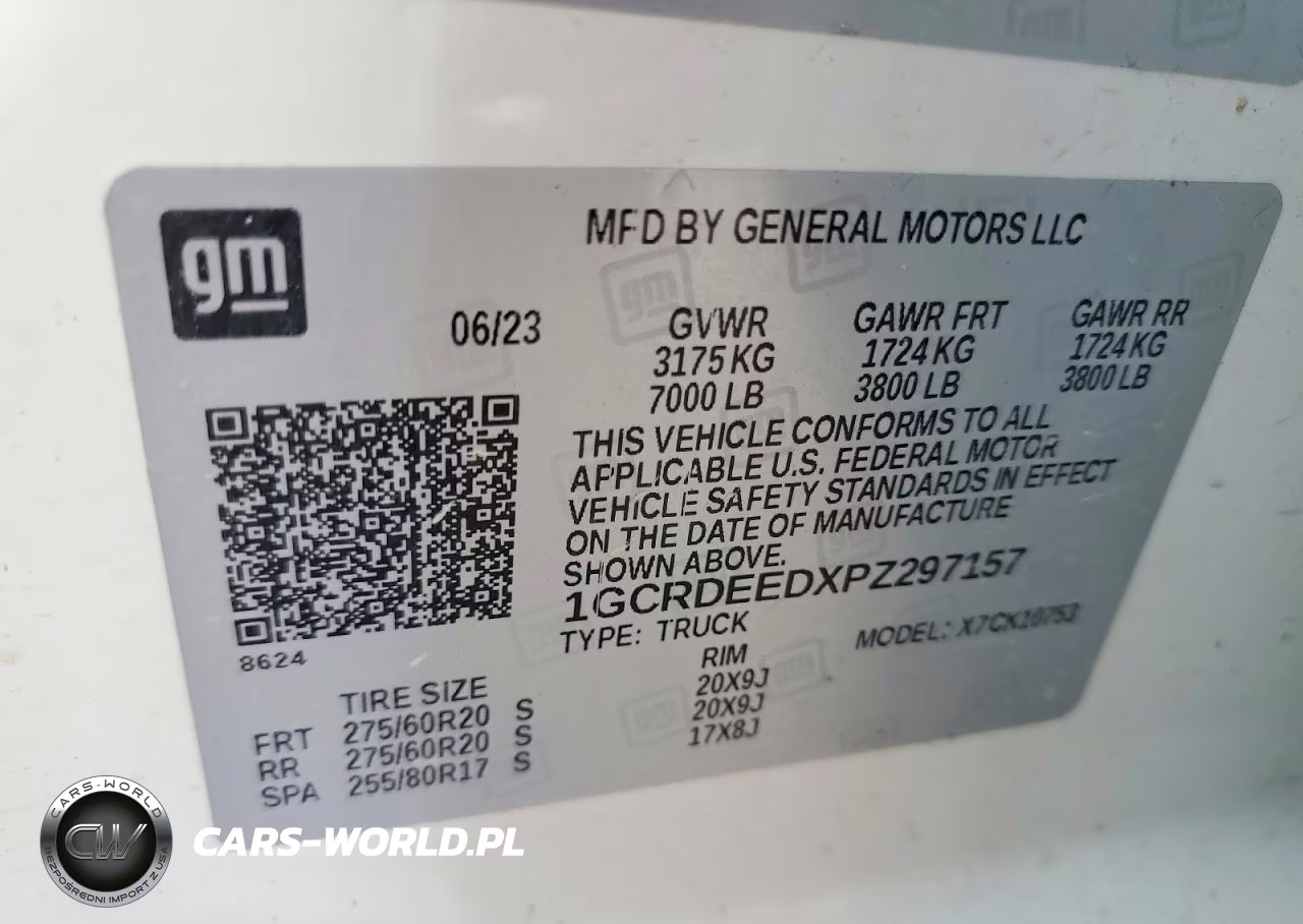 2023 Chevrolet Silverado K1500 Rst VIN:1GCRDEEDXPZ297157 - 12