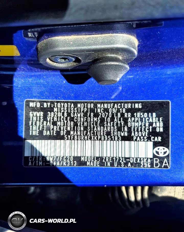 2019 Toyota Corolla Se VIN:5YFBURHEXKP895183 - 12