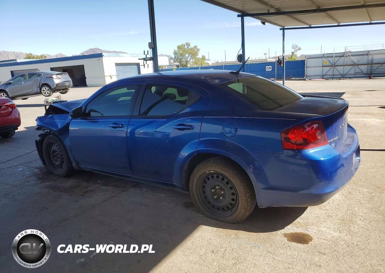 2014 Dodge Avenger Se VIN:1C3CDZAB7EN201186 - 2