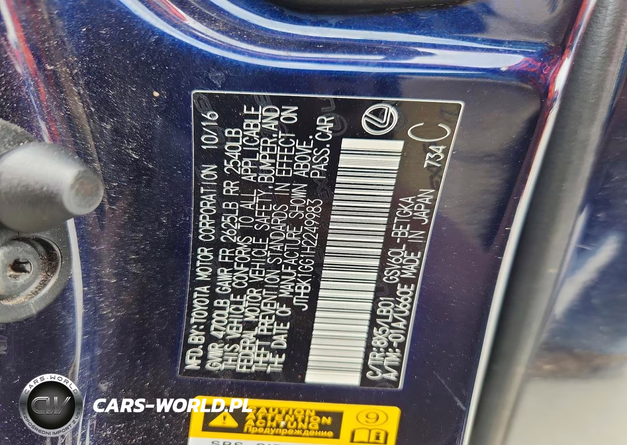 2017 Lexus Es 350 VIN:JTHBK1GG1H2249983 - 13