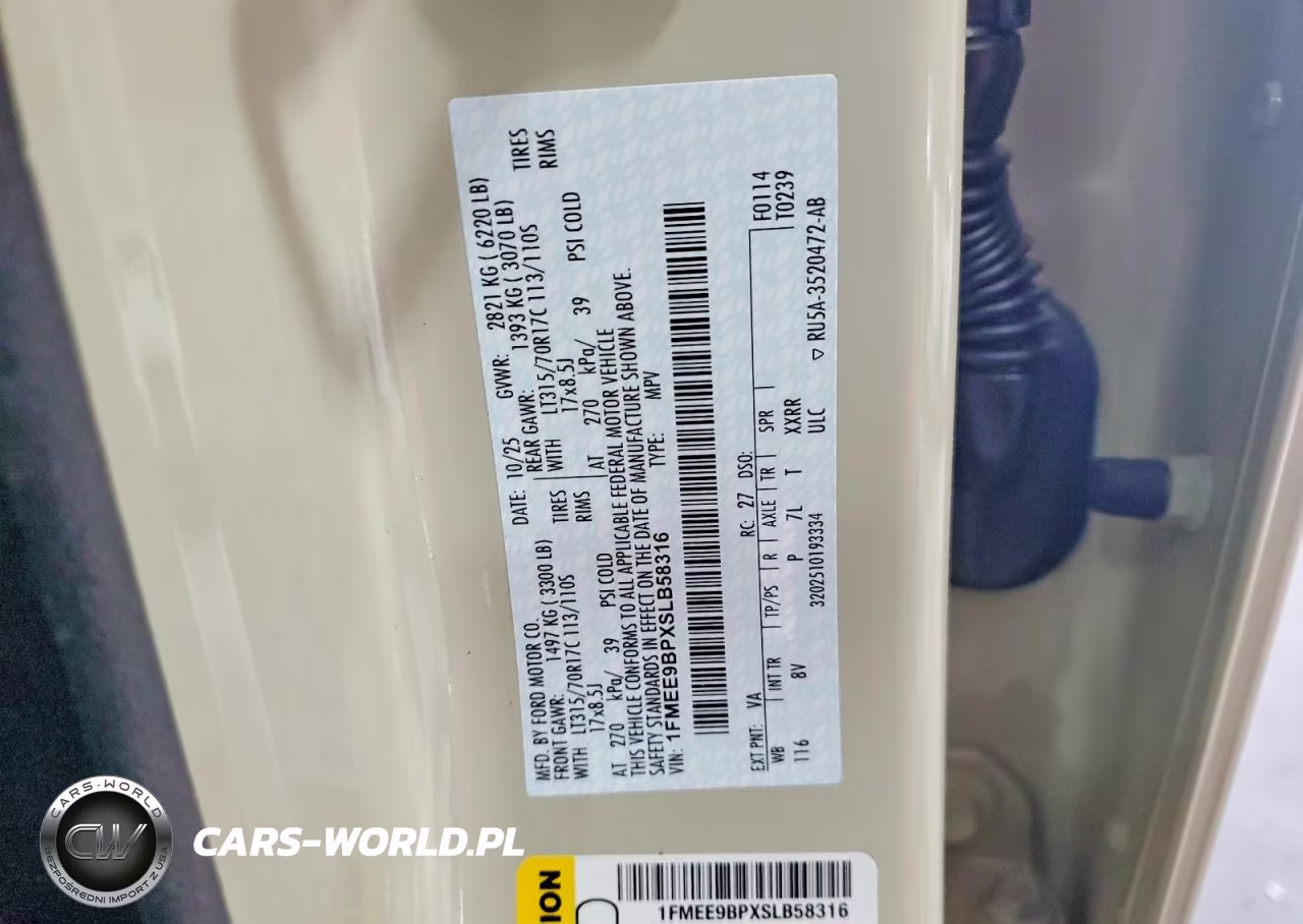 2025 Ford Bronco Badlands VIN:1FMEE9BPXSLB58316 - 13