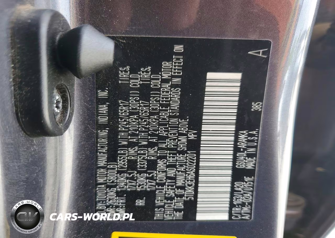 2010 Toyota Highlander Se VIN:5TDKK3EH6AS022201 - 12