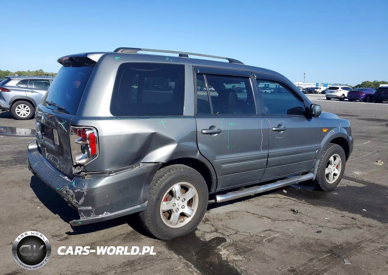 2008 Honda Pilot Exl VIN:5FNYF18518B005633 - 3