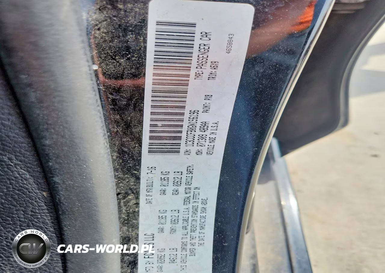2016 Chrysler 200 Lx VIN:1C3CCCFB0GN196196 - 12
