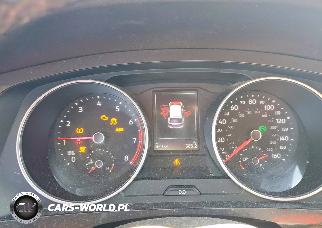 2019 Volkswagen Tiguan Se VIN:3VV2B7AX1KM006799 - 9