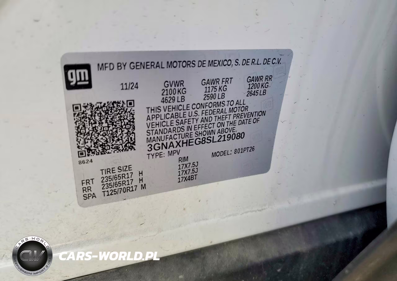 2025 Chevrolet Equinox Lt VIN:3GNAXHEG8SL219080 - 12