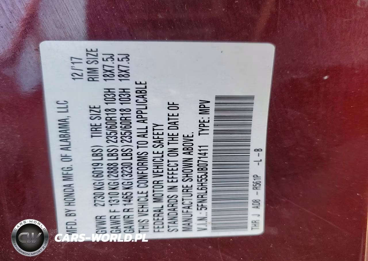2018 Honda Odyssey Ex VIN:5FNRL6H55JB071411 - 13