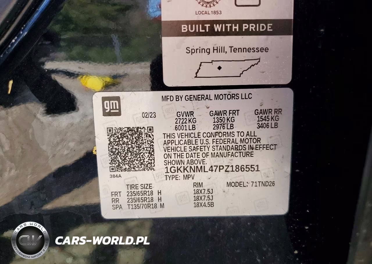 2023 GMC Acadia VIN:1GKKNML47PZ186551 - 13
