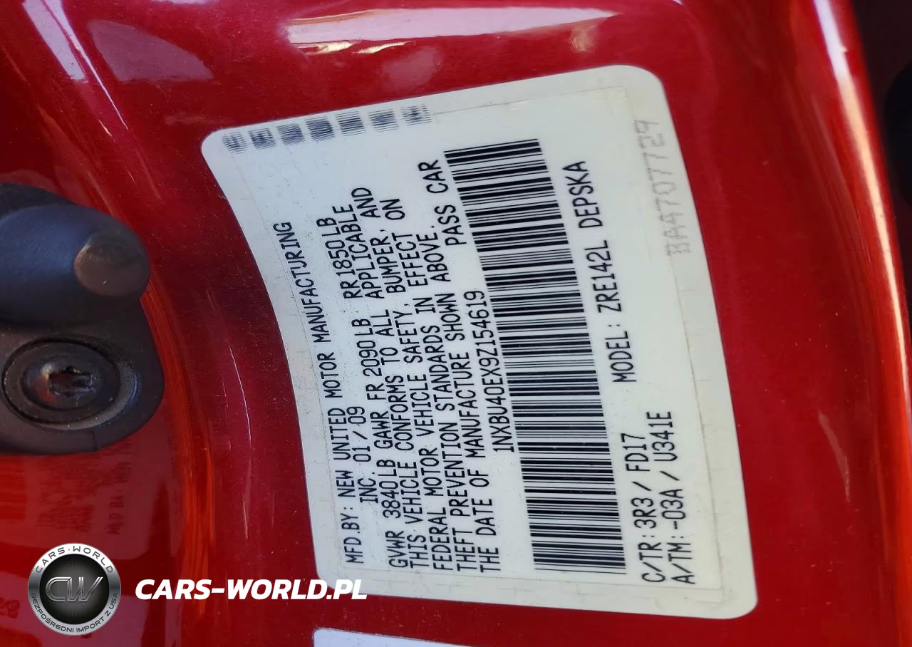 2009 Toyota Corolla S VIN:1NXBU40EX9Z154619 - 12