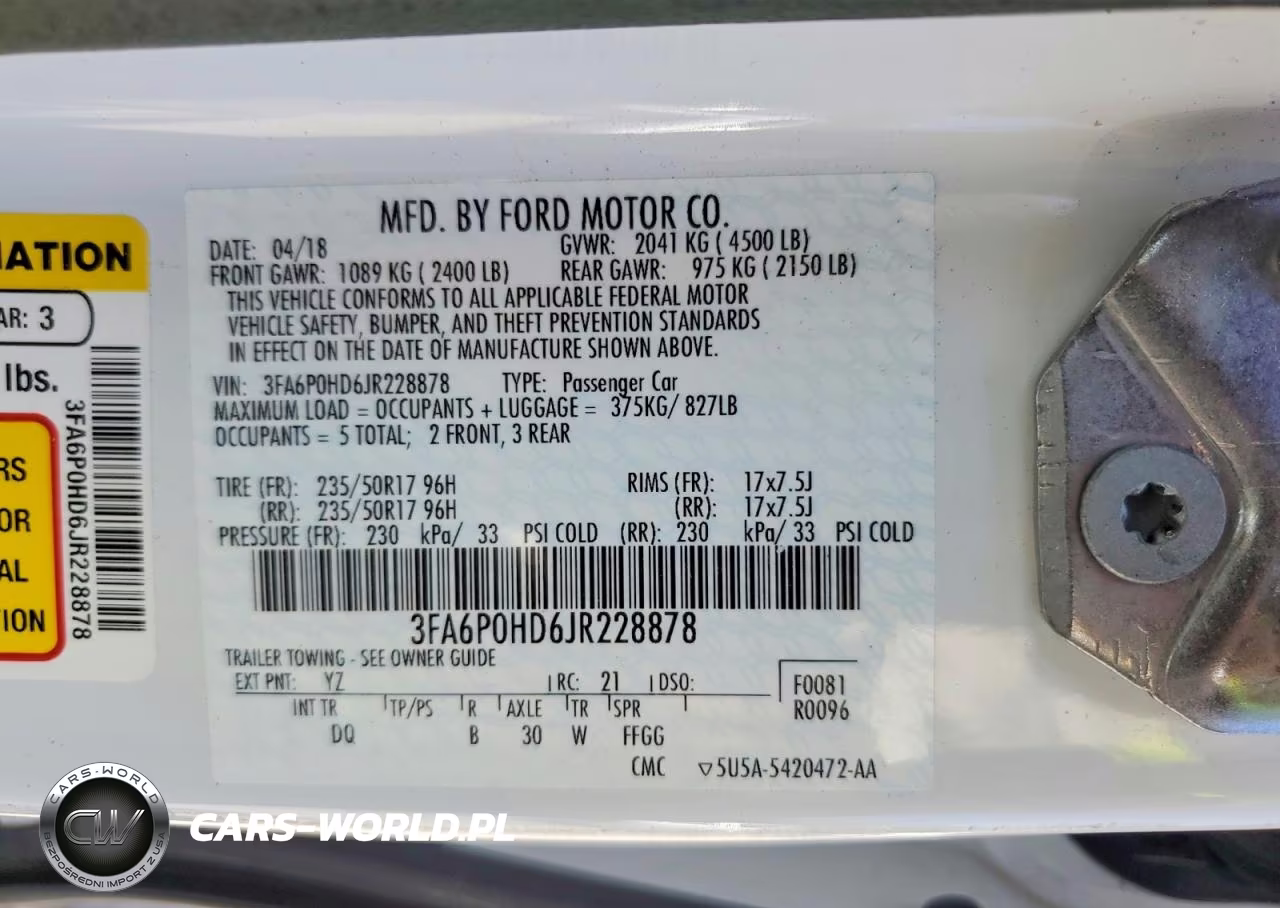 2018 Ford Fusion Se VIN:3FA6P0HD6JR228878 - 12