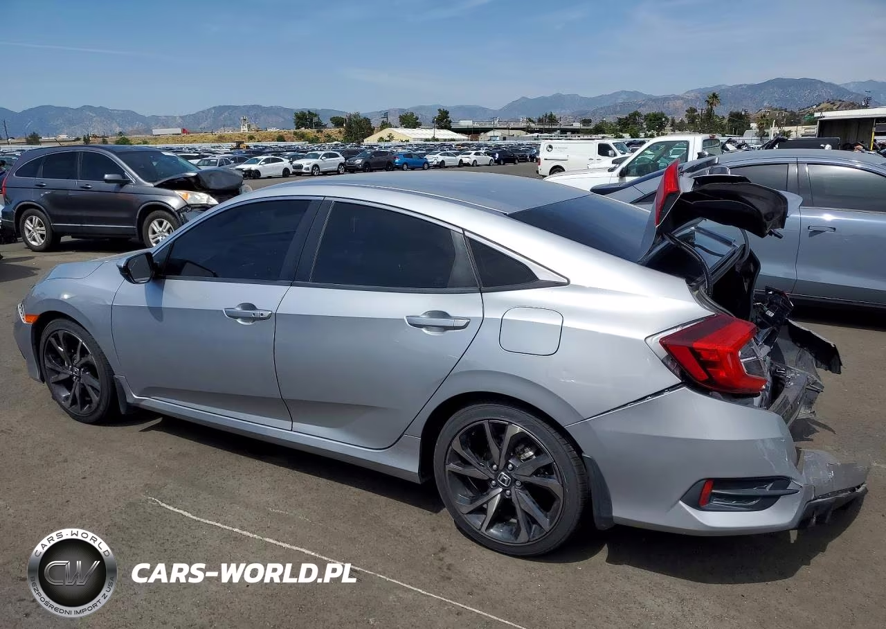 2021 Honda Civic Sport VIN:2HGFC2F89MH553839 - 2