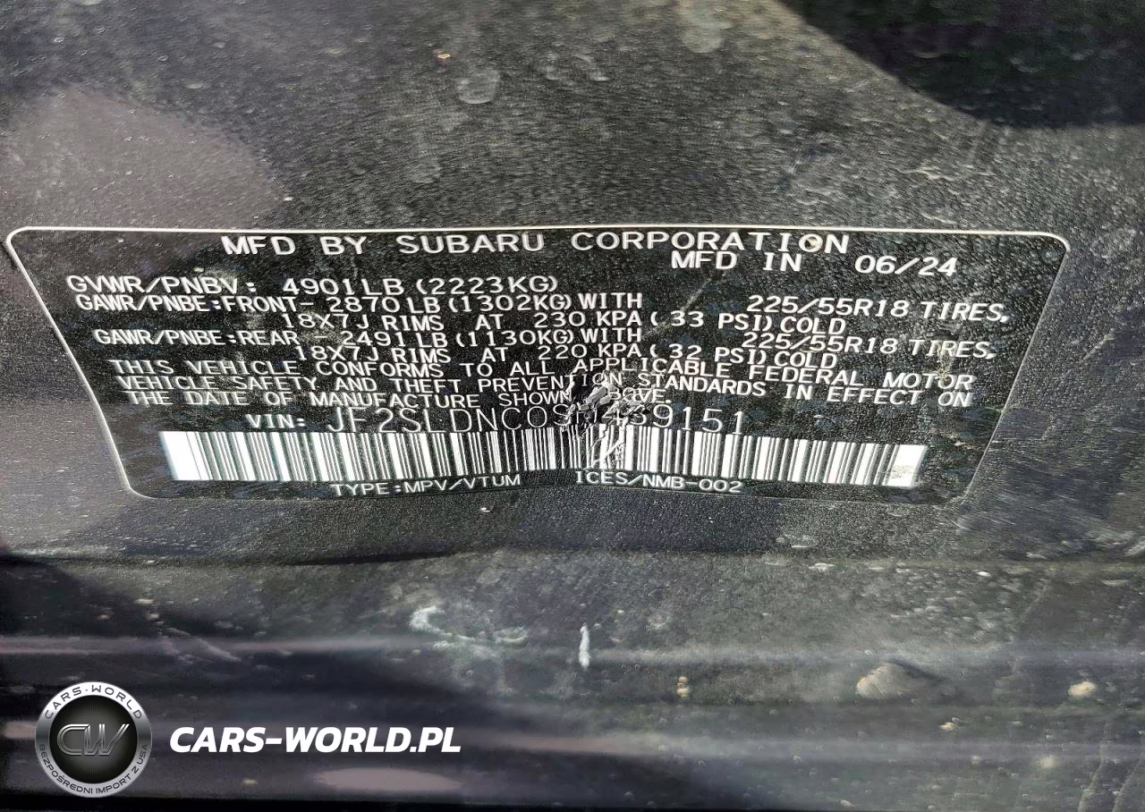 2025 Subaru Forester Limited VIN:JF2SLDNC0SH439151 - 14