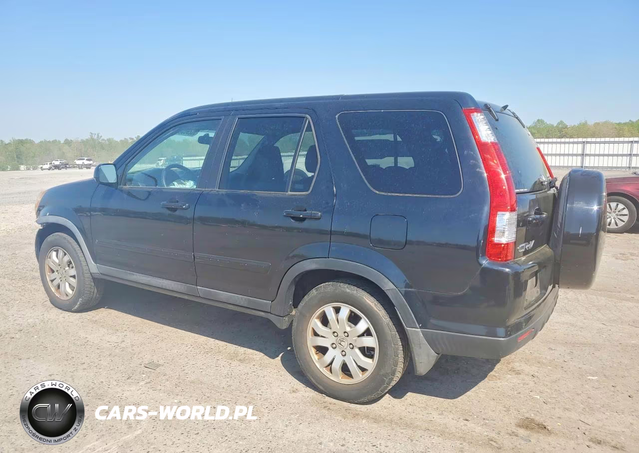 2006 Honda Cr-V Se VIN:SHSRD78996U429311 - 2