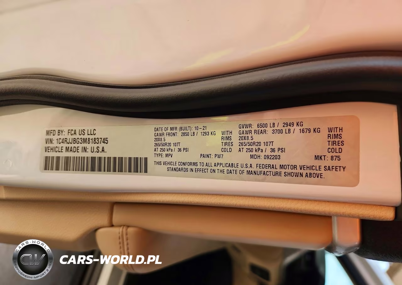 2021 Jeep Grand Cherokee L Limited VIN:1C4RJJBG3M8183745 - 14