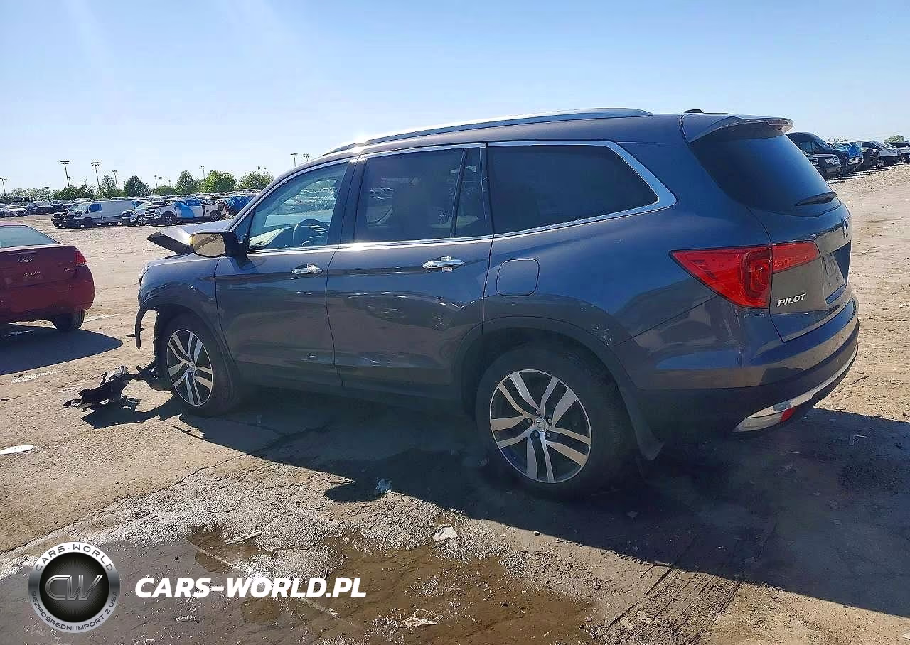 2018 Honda Pilot Elite VIN:5FNYF6H07JB045187 - 2