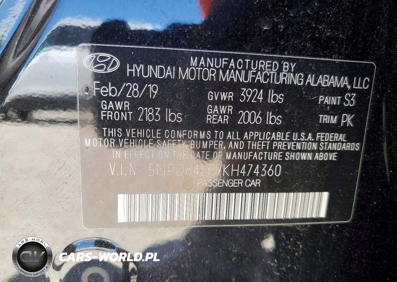2019 Hyundai Elantra Value Edition VIN:5NPD84LF9KH474360 - 12