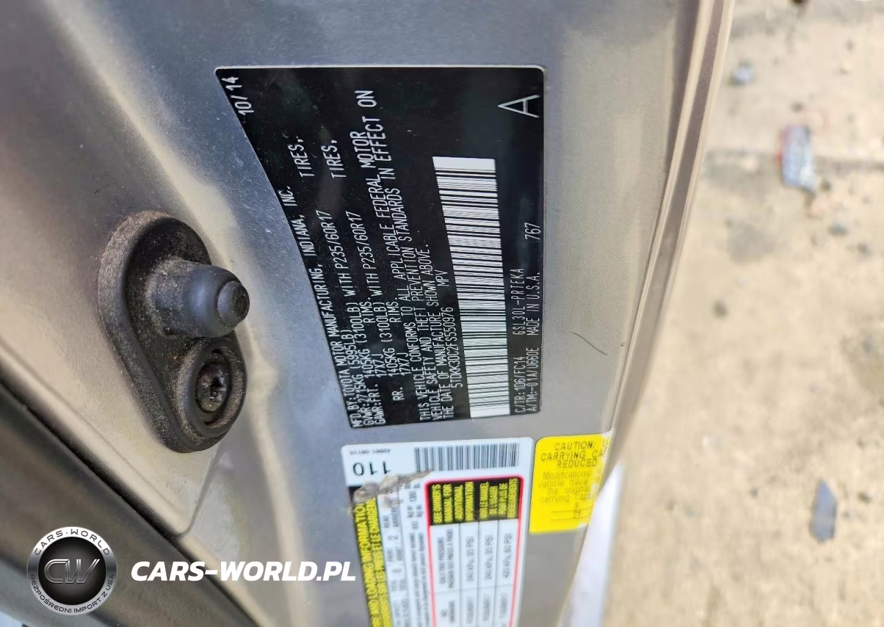 2015 Toyota Sienna Le VIN:5TDKK3DC2FS550976 - 13
