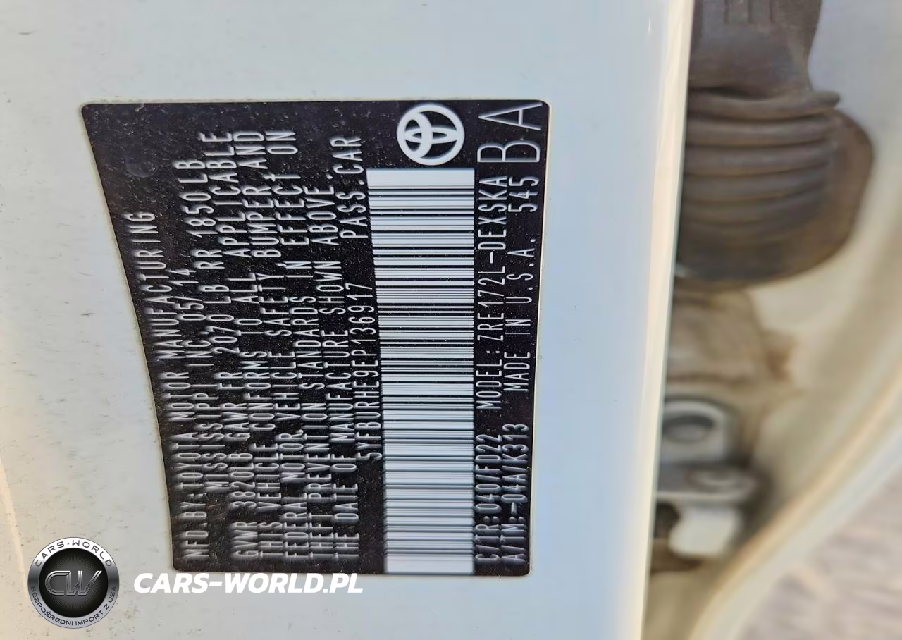 2014 Toyota Corolla S VIN:5YFBURHE9EP136917 - 13