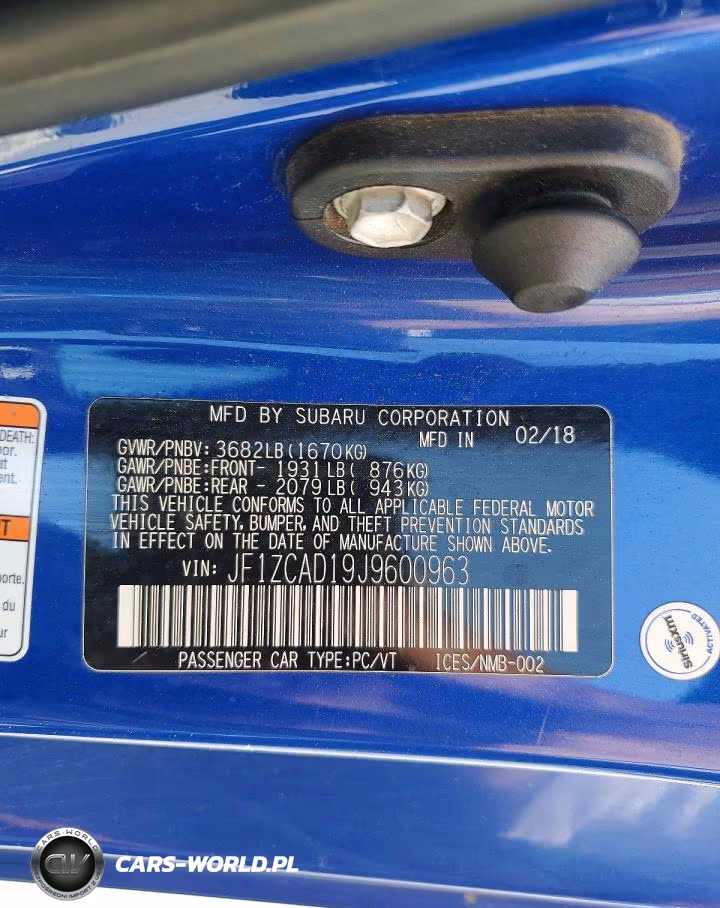 2018 Subaru Brz 2.0 Ts VIN:JF1ZCAD19J9600963 - 12