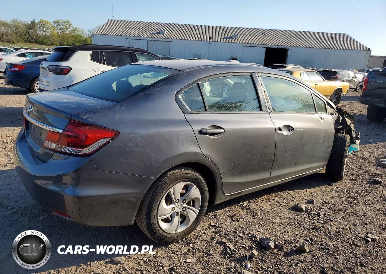 2013 Honda Civic Lx VIN:19XFB2F52DE227481 - 3